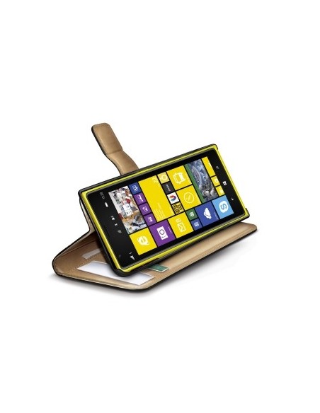Funda wallet Nokia lumia 1520 negra WALLY378 kiwiku.com