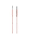 Belkin Premium Mixit Cable de Audio Jack 3.5mm 1.2m Rosado - Cable Auxiliar