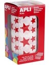 Apli Gomets Estrella Rojo 2360 Unidades - Gomets Estrella para Manualidades y Educación Infantil