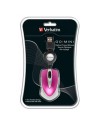 Raton Verbatim optico go mini travel rosa