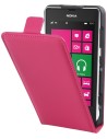 Funda slim rosa + protector pantalla nokia lumia 520/525 muvit