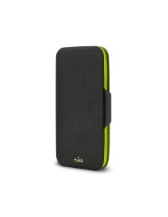 funda booklet wallet eco-leather bicolor negra verde samsung galaxy s5 puro PUFM300 kiwiku.com