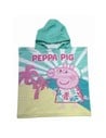Sun City Poncho de Microfibra para Piscina y Playa Peppa Pig - Poncho Infantil 55 X 100 Cm
