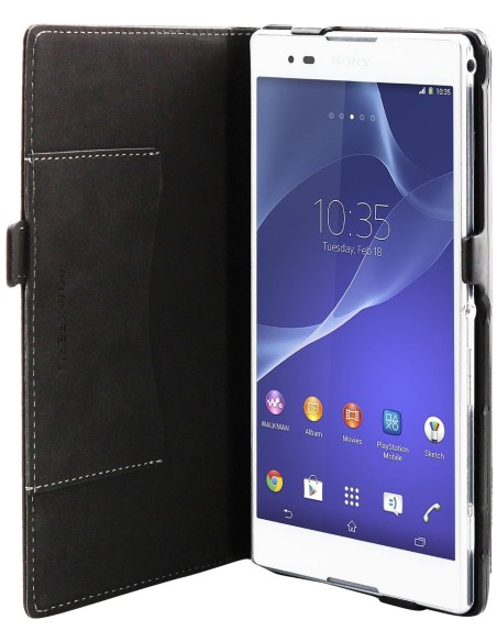 funda slim folio negra sony xperia t2 ultra made for xperia SESLI0101 kiwiku.com