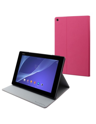 funda rotativa rosa funcion soporte sony xperia z2 tablet made for xperia SECTB0003 kiwiku.com