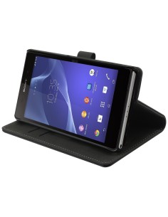funda slim s folio negra funcion soporte sony xperia z2 made for xperia SESLI0107 kiwiku.com