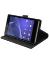 Funda slim s folio negra funcion soporte sony xperia z2 made for xperia