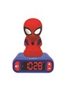 Lexibook Radio Despertador Con Luz Nocturna 3d Spider-man y Efectos de Sonido - Reloj Despertador Infantil 15 X 10 X 20 Cm