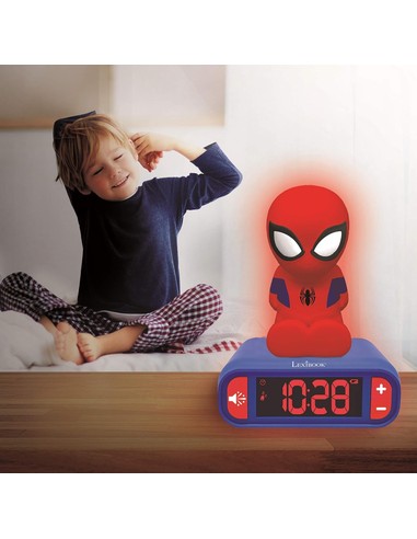 lexibook-radio-despertador-con-luz-nocturna-3d-spider-man-y-_3380743077314_barato