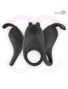 Moressa Brad Premium Silicone Recargable Negro - Anillo Vibrador 39 Mm