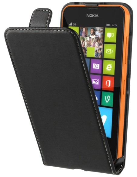 funda slim negra + protector pantalla nokia lumia 630 muvit MUSLI0518 kiwiku.com