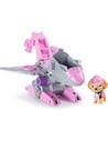 Spin Master Vehículo Dino Rescue Skye Patrulla Canina Paw Patrol Deluxe - Juguete Con Figura de Dinosaurio Misteriosa