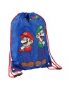 Toybags Saco Mario y Luigi Super Mario Bros - Mochila Infantil 40 Cm Azul