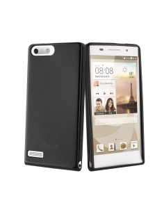 funda minigel negra humo huawei ascend g6 4g muvit MUSKI0389 kiwiku.com