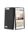 Funda minigel negra humo huawei ascend g6 4g muvit