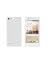 Funda minigel blanca huawei ascend g6 4g muvit