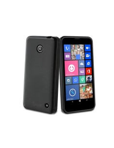 funda minigel negra nokia lumia 635 muvit MUSKI0385 kiwiku.com