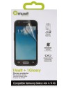 Set de dos protectores pantalla: 1 mate - 1 brillo samsung galaxy ace 4 muvit