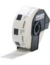 Brother Dk11218 - Etiquetas Redondas de Papel Negro Sobre Blanco 1000 Piezas