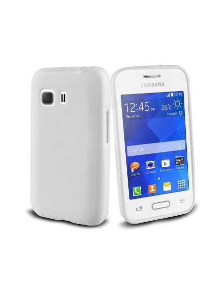 funda minigel blanca samsung galaxy young 2 muvit MUSKI0405 kiwiku.com