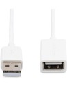 Startech.com Cable Alargador Usb 2.0 Usbextpaa3mw - Cable Usb Macho Hembra 3 M Blanco