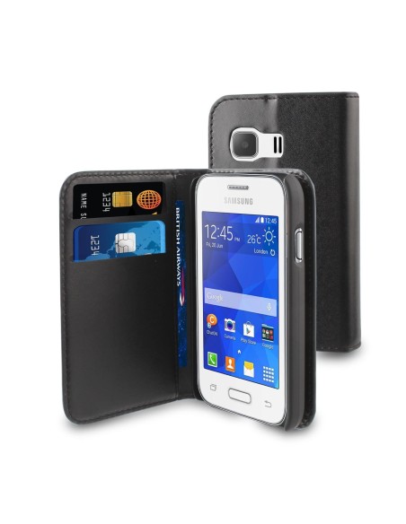 funda wallet folio función soporte negra samsung galaxy young 2 muvit MUSNS0120 kiwiku.com