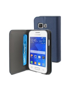 funda wallet folio función soporte azul/gris samsung galaxy young 2 muvit MUSNS0122 kiwiku.com