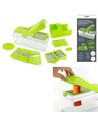 Cmp Iberica Rallador Mandolina 7 Funciones - Mandolina de Cocina Multifuncion Con 7 Accesorios - 1 Ud