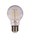 Kodak Bombilla Led Filamento Cristal A60 - Bombilla E27 600 Lúmenes Luz Cálida 3000k 6w Equivalente 48w No Regulable