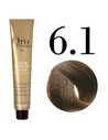 Fanola Color Keratin 6/1 - Tinte Capilar Castaño Oscuro Ceniza Con Keratina 100 Ml