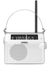Giga Blue Sangean Pr-d 6 White - Radio Portatil Fm Am - Blanco