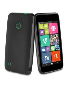 funda minigel negra nokia lumia 530 muvit MUSKI0431 kiwiku.com