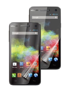 set de dos protectores pantalla: 1 mate - 1 brillo wiko rainbow WISCP0001 kiwiku.com