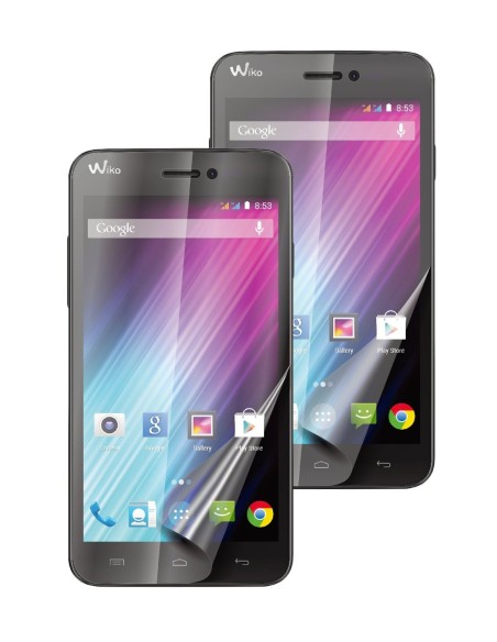 set de dos protectores pantallpantalla: 1 mate - 1 brillo wiko lenny WISCP0003 kiwiku.com