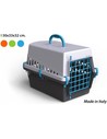 Georplast Transportín Mascotas 50x33cm Azul - Transportín Perros y Gatos