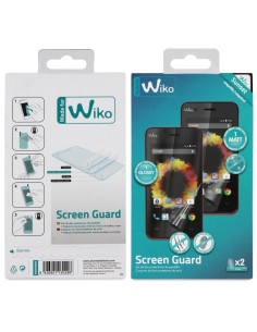 set de dos protectores pantalla: 1 mate - 1 brillo wiko sunset WISCP0005 kiwiku.com 2
