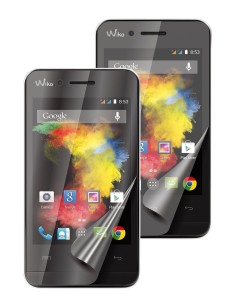 set de dos protectores pantalla: 1 mate - 1 brillo wiko goa WISCP0006 kiwiku.com