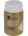 La Pajarita Tempera Pintura Metalizada Oro Rico - Pintura 35 Ml