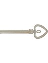 Luance Kit 180 Cm D19 Terminal Coeur - Barra Extensible para Cortinas Marfil/oro
