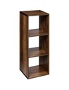 5five Estantería Con 3 Compartimentos de Madera Industrial Five - Estantería 34,5x32x100,5 Cm