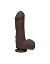 Doc Johnson Uncut D Pene Realistico Ultraskyn 17,5 Cm - Chocolate - Dildo Realista Con Ventosa