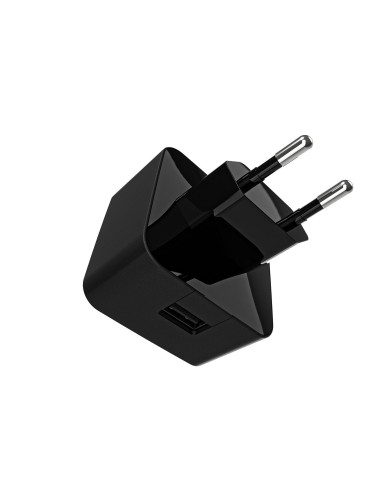 transformador usb 2.4a negro muvit MUACC0117 kiwiku.com