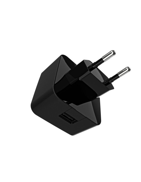 transformador usb 2.4a negro muvit MUACC0117 kiwiku.com