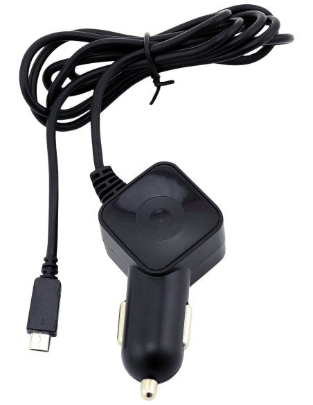 cargador coche micro usb 2.4a negro muvit MUDCC0099 kiwiku.com