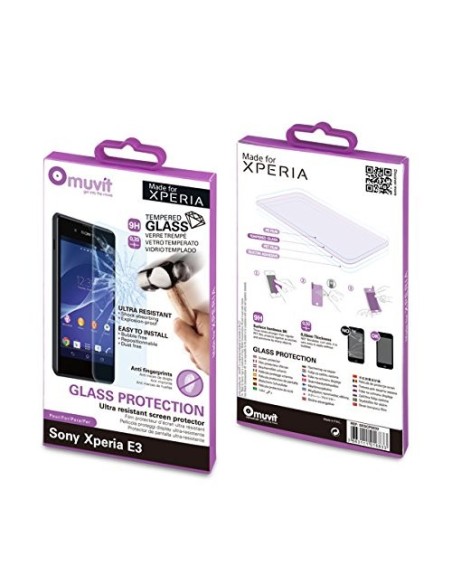 protector de pantalla cristal templado 9h 0,33mm sony xperia e3 made for xperia SESCP0033 kiwiku.com