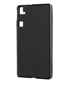 funda minigel negra bq aquaris e6 muvit MUSKI0442 kiwiku.com