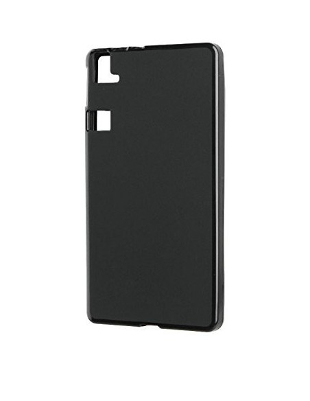 funda minigel negra bq aquaris e6 muvit MUSKI0442 kiwiku.com