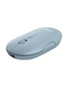 Trust Puck - Ratón Inalámbrico Recargable Ultrafino Botones Silenciosos 800/1200/1600 Dpi - 1000 Mah Azul