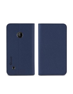 funda wallet folio azul oscuro función soporte y tarjetero nokia lumia 530 muvit (carcasa transparen MUSNS0146 kiwiku.com 2