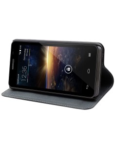 funda wallet folio función soporte negra vodafone smart 4 turbo muvit MUSNS0152 kiwiku.com